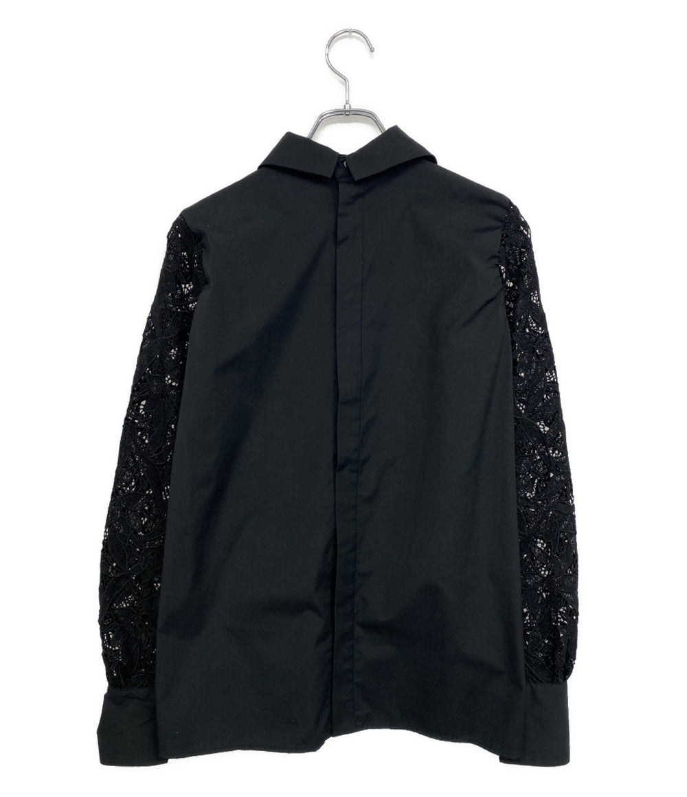 sacai 長袖シャツ Cotton Oxford × Nylon Twill Shirt AD2022 SCM-040