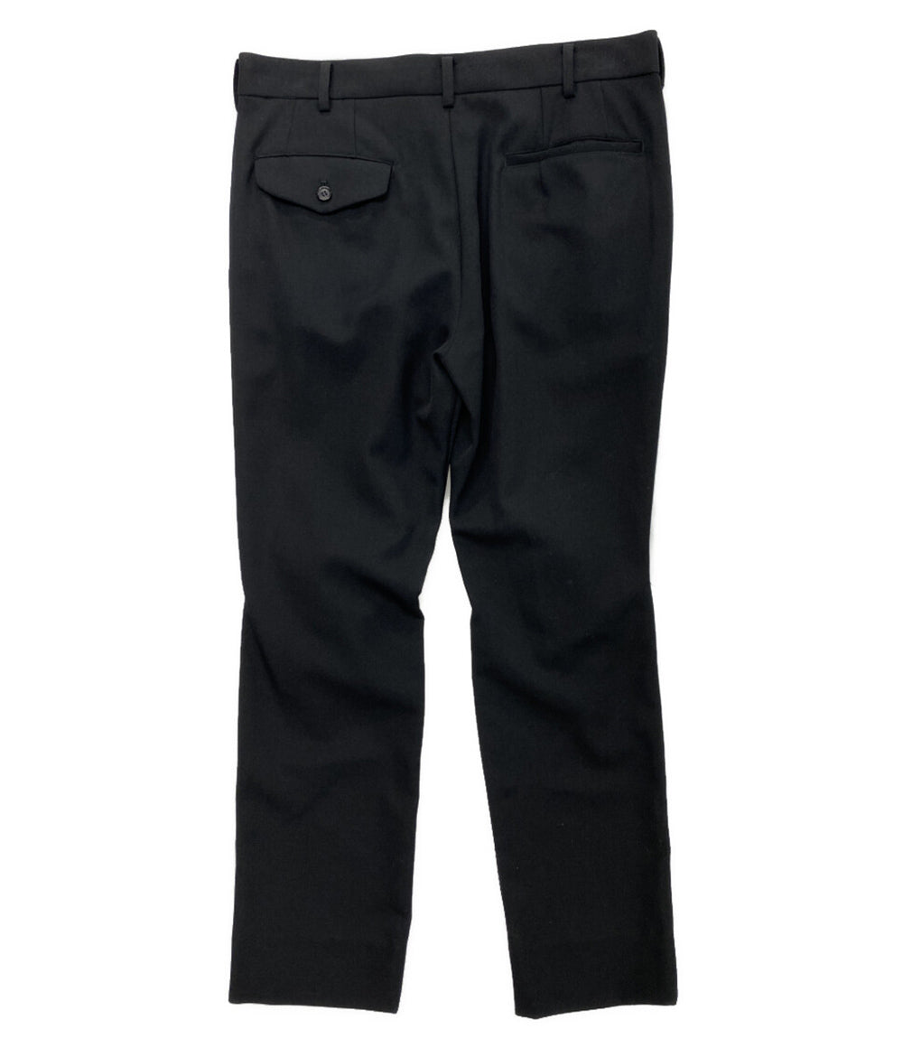 BLACK COMME des GARCONS パンツ カットアウト アジャスター スラックス AD2023 1L-P012 メンズ SIZE M ブラックコムデギャルソン