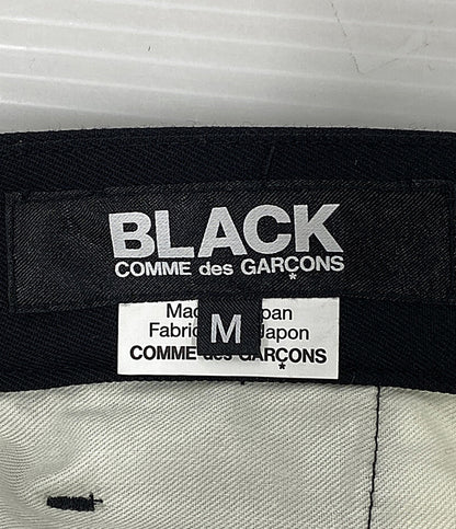 BLACK COMME des GARCONS パンツ カットアウト アジャスター スラックス AD2023 1L-P012 メンズ SIZE M ブラックコムデギャルソン