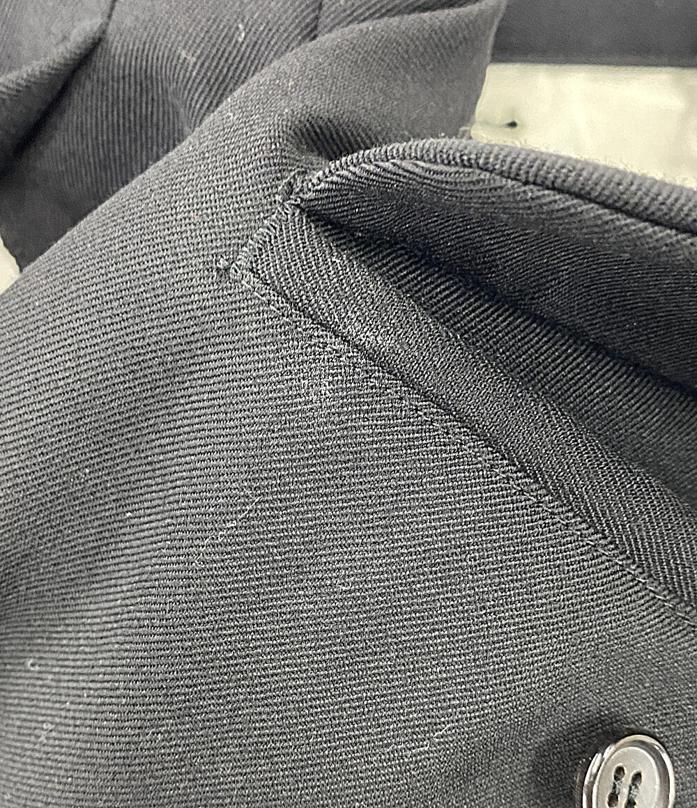 BLACK COMME des GARCONS パンツ カットアウト アジャスター スラックス AD2023 1L-P012 メンズ SIZE M ブラックコムデギャルソン