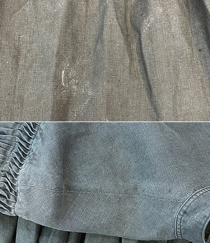 scye 半袖シャツ リネン高密度半袖タックシャツ 1219-31029 レディース SIZE 36 サイ