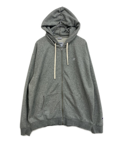美品 Champion×RHC Ron Herman アールエイチシーロンハーマン パーカー グレー C8-B111 メンズ SIZE XL チャンピオン