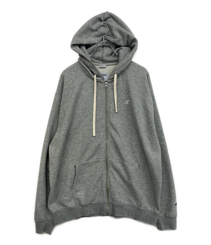 美品 Champion×RHC Ron Herman アールエイチシーロンハーマン パーカー グレー C8-B111 メンズ SIZE XL チャンピオン