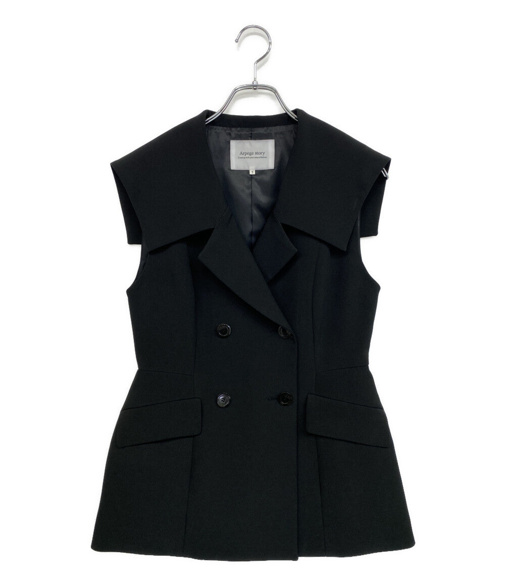 Arpege story アルページュストーリー ベスト ブラック 14246490 レディース SIZE 1