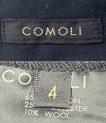 COMOLI ポストワークツイルパンツ ブラック 26SS D01-03003 メンズ SIZE 4 コモリ