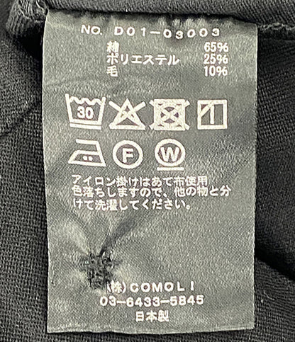 COMOLI ポストワークツイルパンツ ブラック 26SS D01-03003 メンズ SIZE 4 コモリ