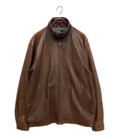 RALPH LAUREN ラムレザージャケット メンズ SIZE L ラルフローレン