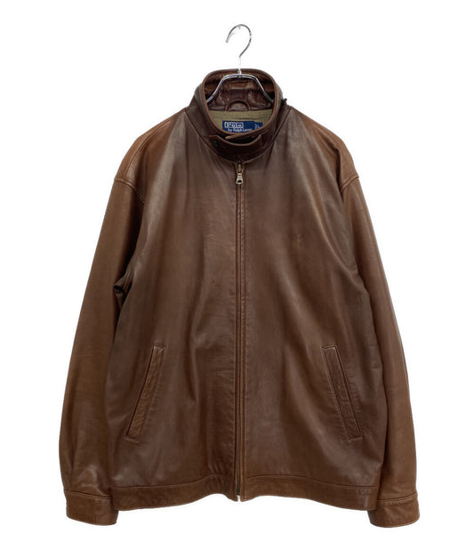 RALPH LAUREN ラムレザージャケット メンズ SIZE L ラルフローレン