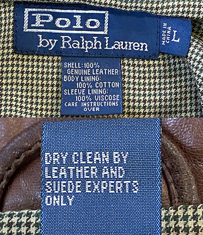 RALPH LAUREN ラムレザージャケット メンズ SIZE L ラルフローレン
