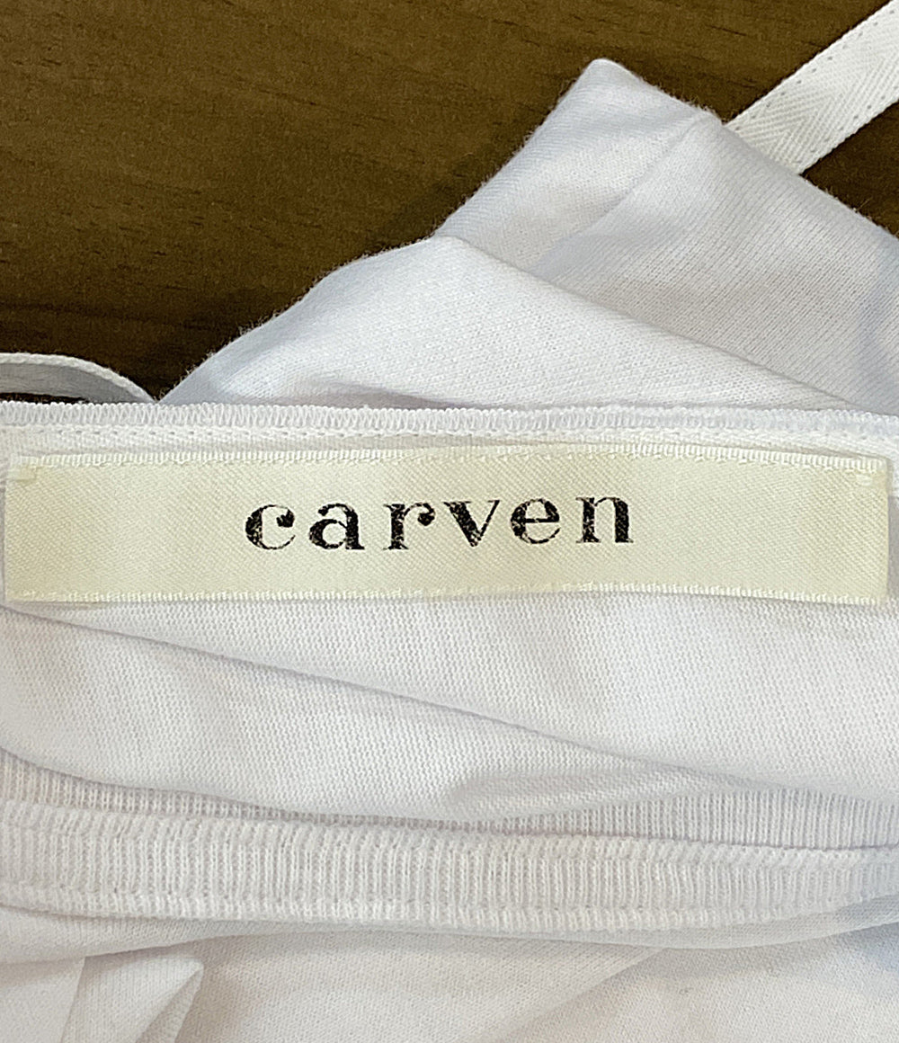美品 CARVEN 半袖Ｔシャツ タイバックTシャツ 51-158-13-021750 レディース SIZE 34 カルヴェン