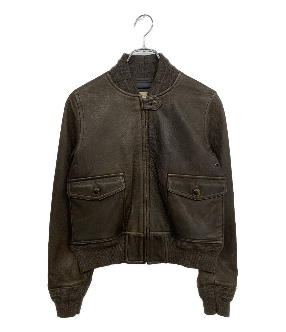 NIGEL CABOURN WOMAN ウーマン ディアスキンアビエーションジャケット 8040-08-90000 レディース SIZE 8 ナイジェルケーボン