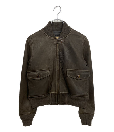 NIGEL CABOURN WOMAN ウーマン ディアスキンアビエーションジャケット 8040-08-90000 レディース SIZE 8 ナイジェルケーボン