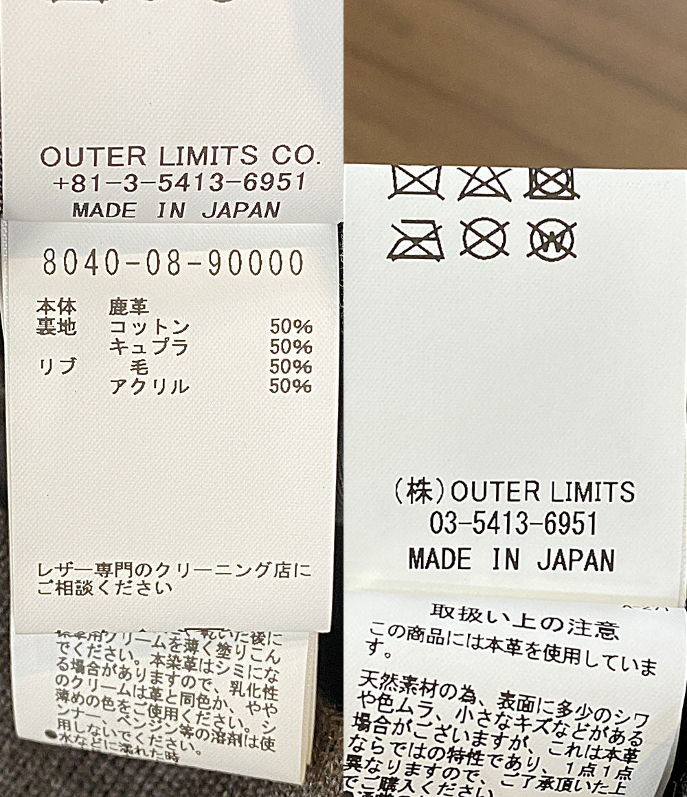 NIGEL CABOURN WOMAN ウーマン ディアスキンアビエーションジャケット 8040-08-90000 レディース SIZE 8 ナイジェルケーボン