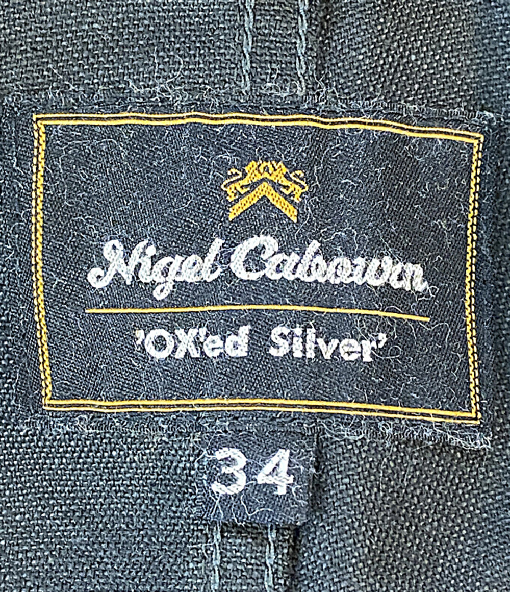 Nigel Cabourn OX’ed Silver オーバーオール COAL MINER DUNGAREES 8051-04-50920 メンズ SIZE 34 ナイジェルケーボン