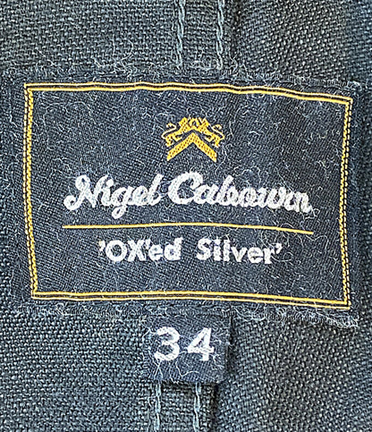 Nigel Cabourn OX’ed Silver オーバーオール COAL MINER DUNGAREES 8051-04-50920 メンズ SIZE 34 ナイジェルケーボン
