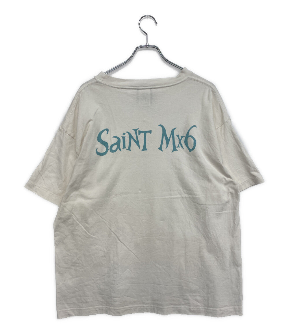 SAINT MICHAEL 半袖Ｔシャツ Disney 白の女王 SM-S23-0000-123 メンズ SIZE L セントマイケル