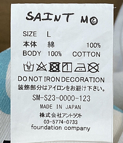 SAINT MICHAEL 半袖Ｔシャツ Disney 白の女王 SM-S23-0000-123 メンズ SIZE L セントマイケル