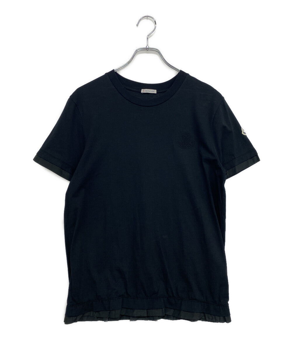 MONCLER 半袖Ｔシャツ ブラック J10938C00038 83907 レディース SIZE M モンクレール