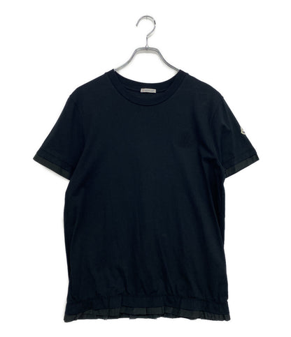 MONCLER 半袖Ｔシャツ ブラック J10938C00038 83907 レディース SIZE M モンクレール