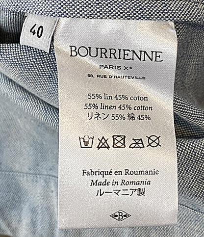 美品 BOURRIENNE PARIS X ブリエンヌパリディス 長袖シャツ レディース SIZE 40