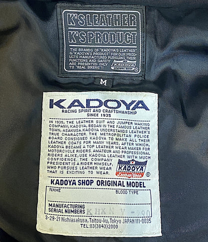KADOYA レザーベスト KHXNV-290 メンズ SIZE M カドヤ