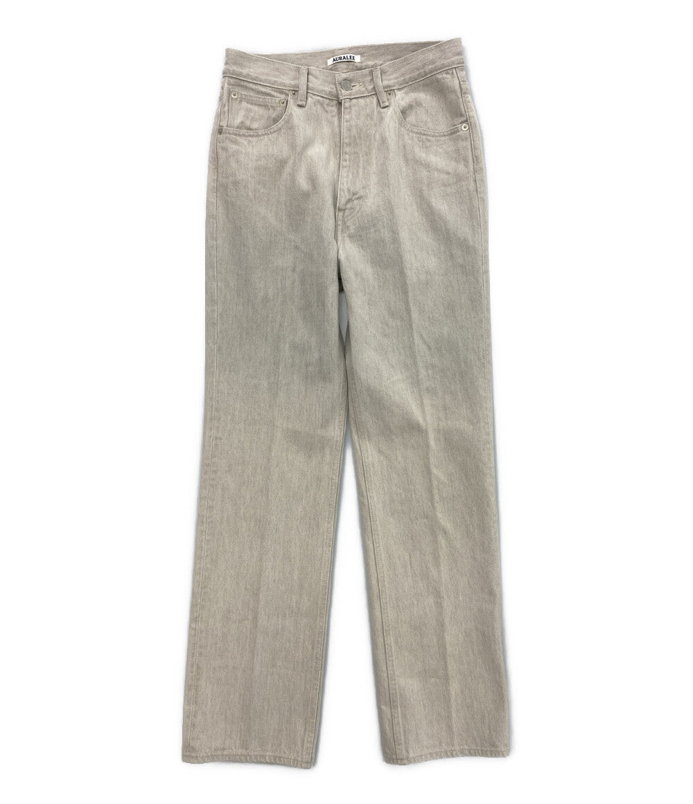 AURALEE パンツ FADED HARD TWIST BROWN DENIM 5P PANTS 2026SS A26SP04BD メンズ SIZE 26 オーラリー