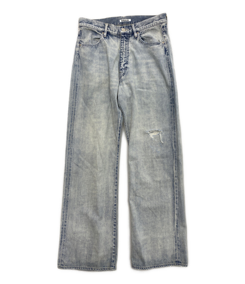 AURALEE デニムパンツ FADED SELVEDGE LIGHT DENIM PANTS 2026SS A26SP05DE メンズ SIZE 26 オーラリー
