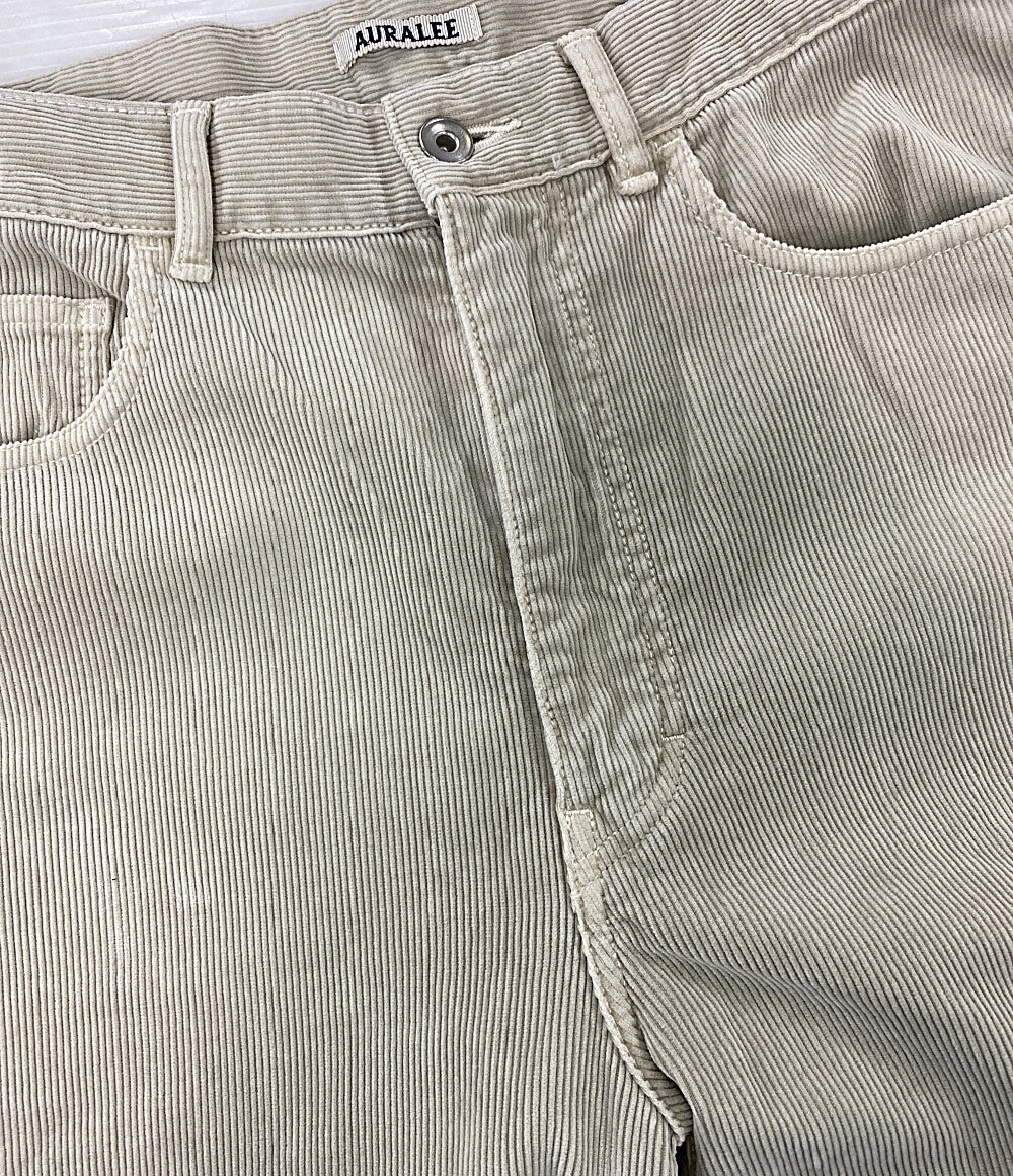 美品 AURALEE コーデュロイパンツ 2026SS A26SP02FX メンズ SIZE 1 オーラリー