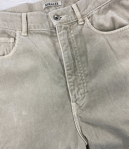 美品 AURALEE コーデュロイパンツ 2026SS A26SP02FX メンズ SIZE 1 オーラリー
