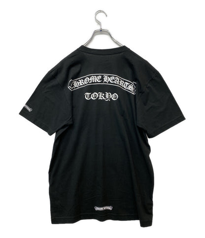 CHROME HEARTS 半袖Ｔシャツ スクロールラベルポケットTシャツ 東京限定 ブラック メンズ SIZE L クロムハーツ