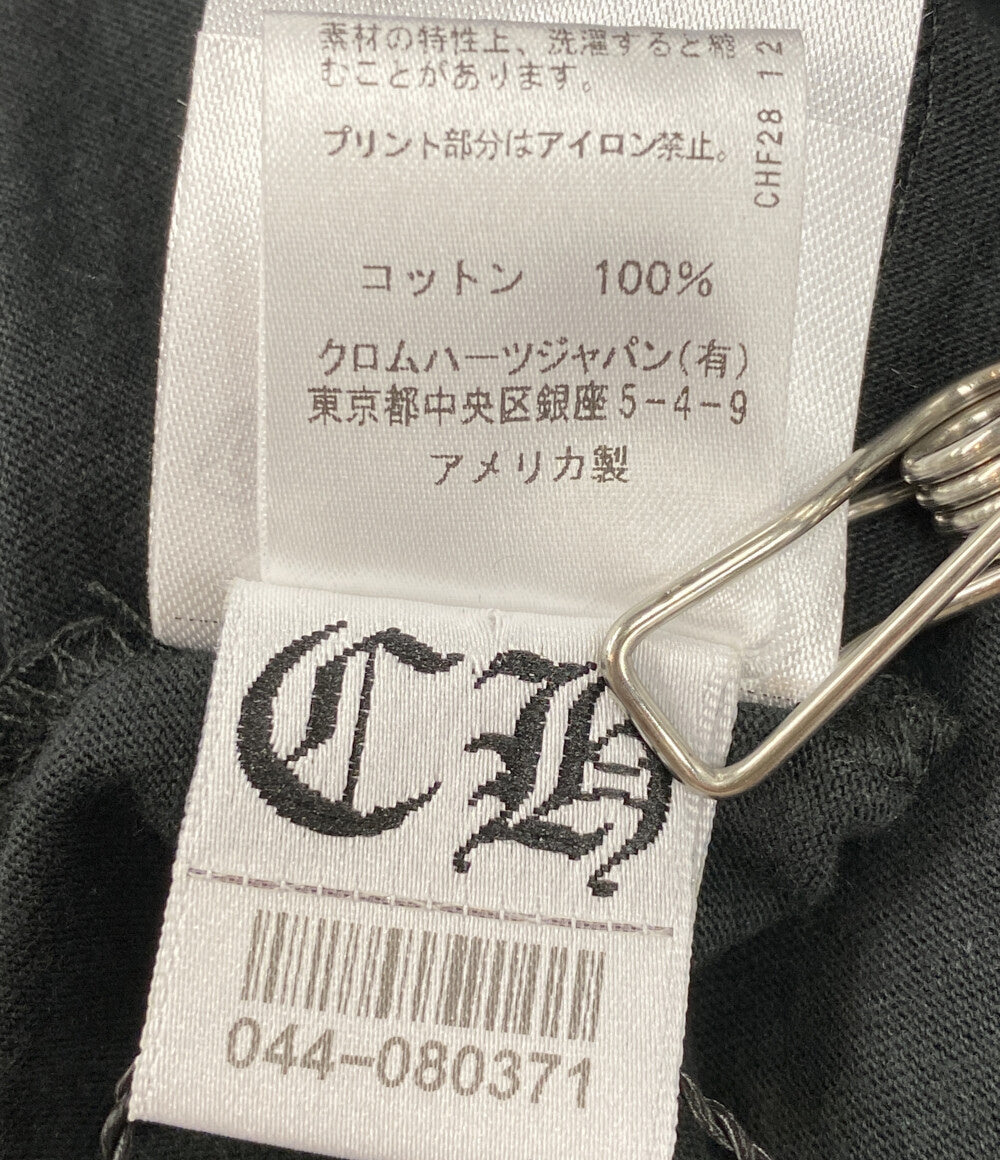 CHROME HEARTS 半袖Ｔシャツ スクロールラベルポケットTシャツ 東京限定 ブラック メンズ SIZE L クロムハーツ