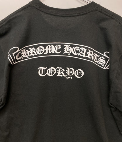 CHROME HEARTS 半袖Ｔシャツ スクロールラベルポケットTシャツ 東京限定 ブラック メンズ SIZE L クロムハーツ