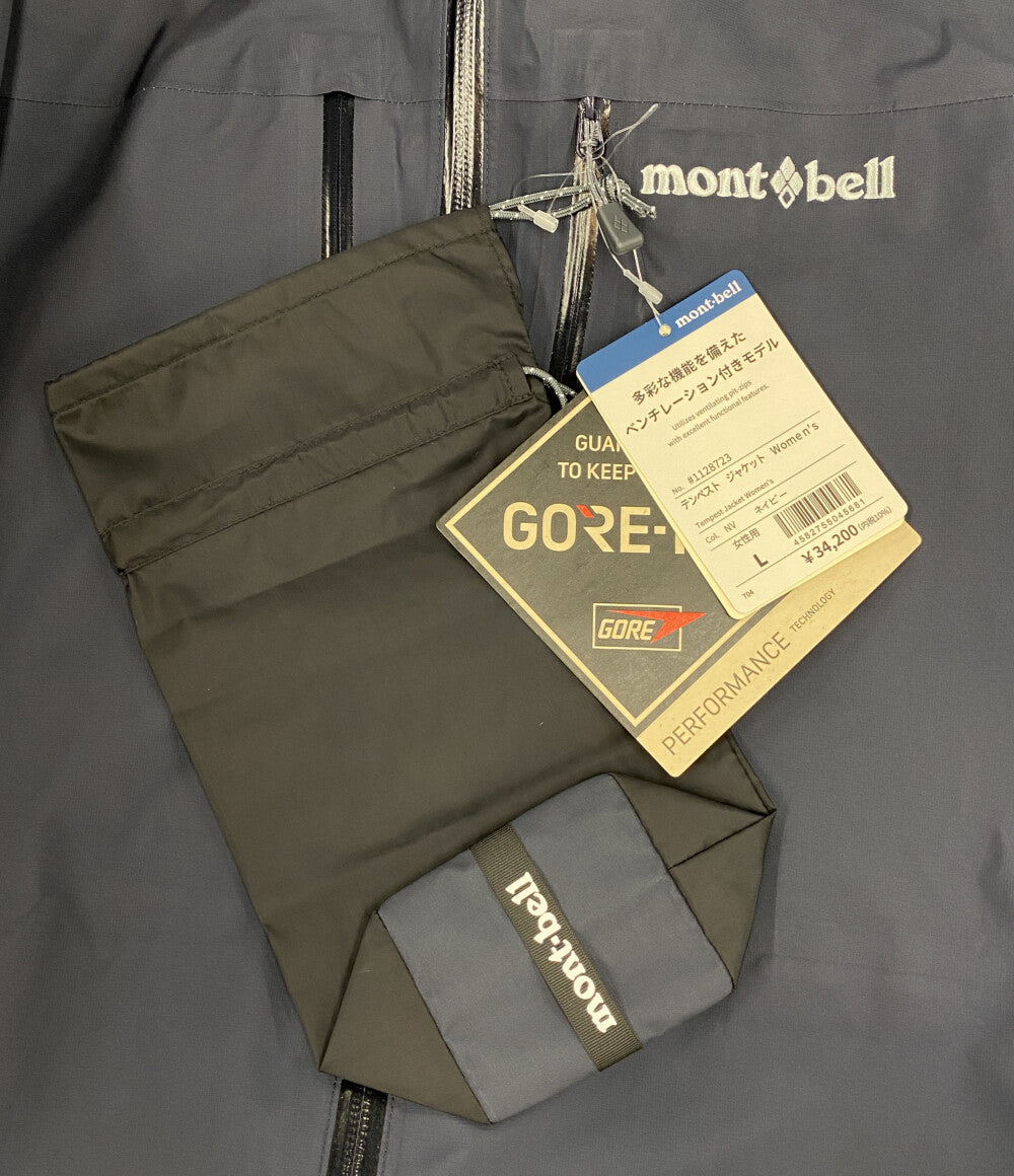 美品 mont-bell テンペストジャケット 1128723 ネイビー レディース SIZE L モンベル