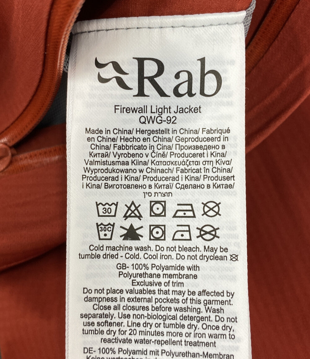 美品 Rab ラブ ファイアウォールライトジャケット QWG-92-TRD-LRG メンズ SIZE XL