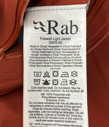 美品 Rab ラブ ファイアウォールライトジャケット QWG-92-TRD-LRG メンズ SIZE XL