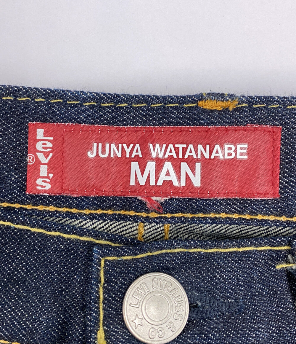 美品 JUNYA WATANABE MAN デニムパンツ WK-P208 Levi's Wネーム メンズ SIZE S ジュンヤワタナベマン