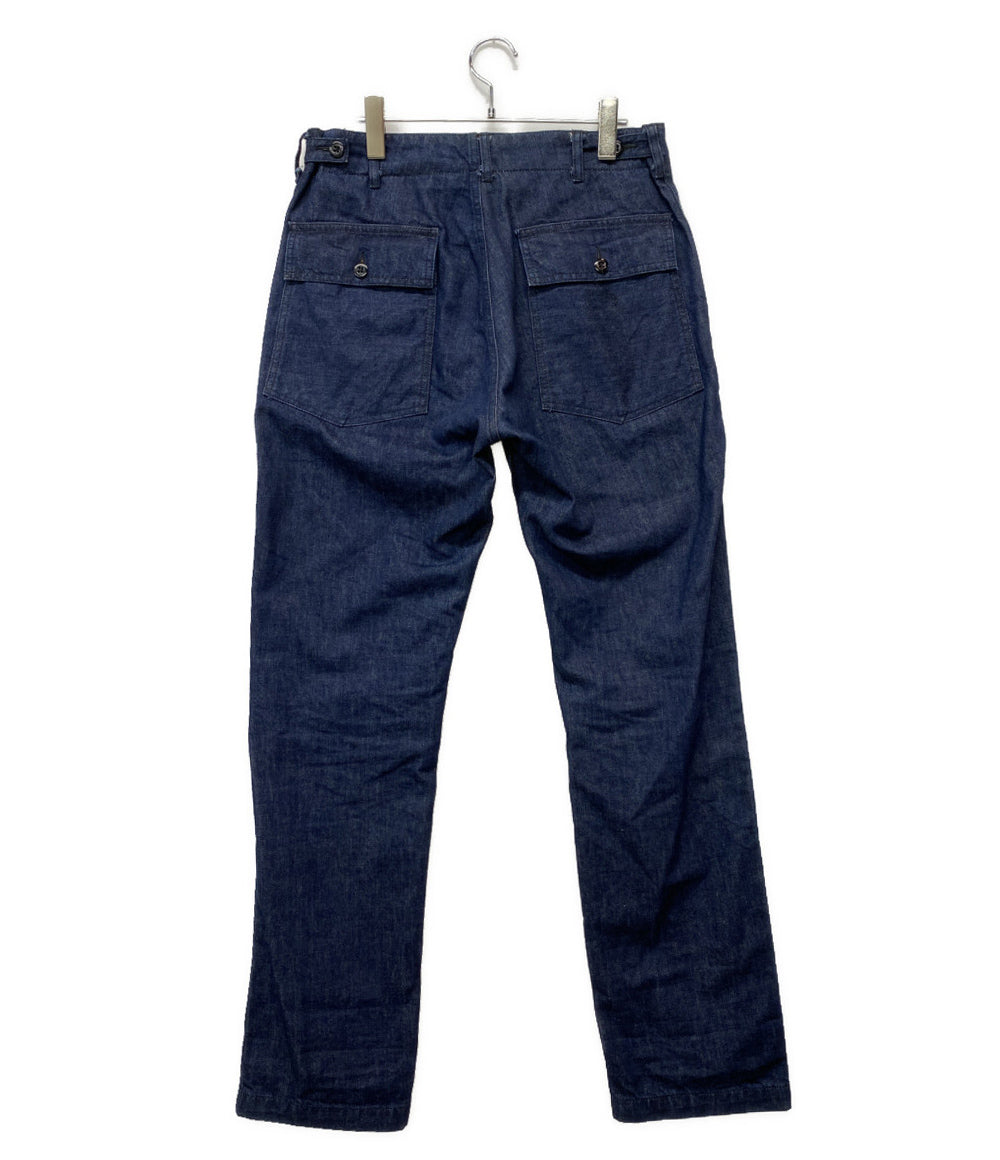 美品 デンハム デニムパンツ ジーンズ ダメージ加工 FORGE MIJ GRY