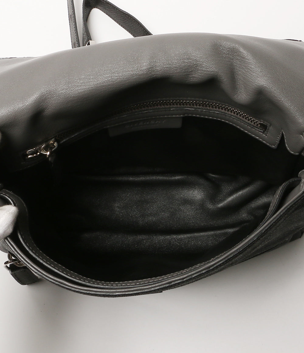 GIVENCHY ハンドバッグ パンドラピュアミニ ブラック×パイソン レディース ジバンシィ