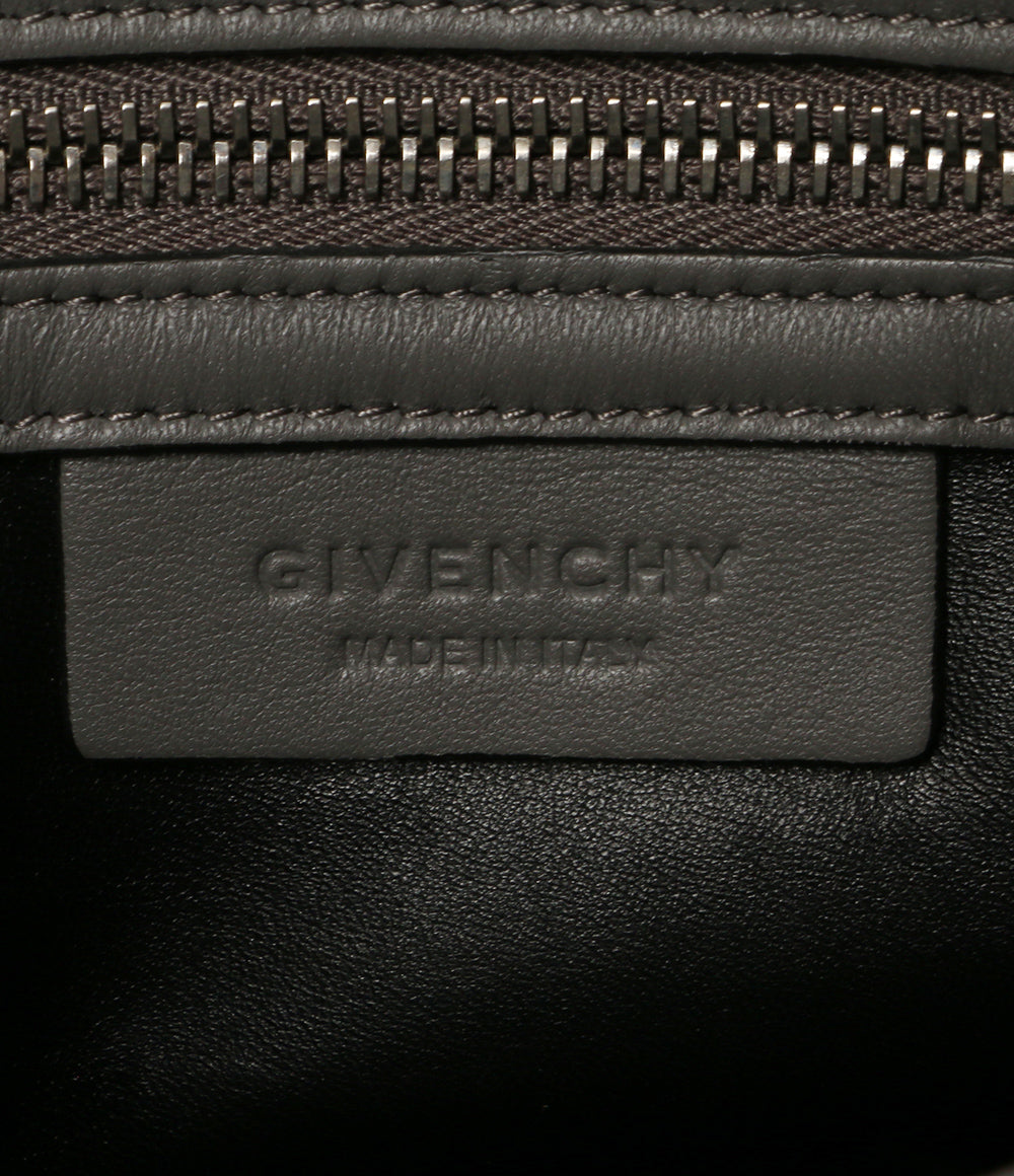 GIVENCHY ハンドバッグ パンドラピュアミニ ブラック×パイソン レディース ジバンシィ