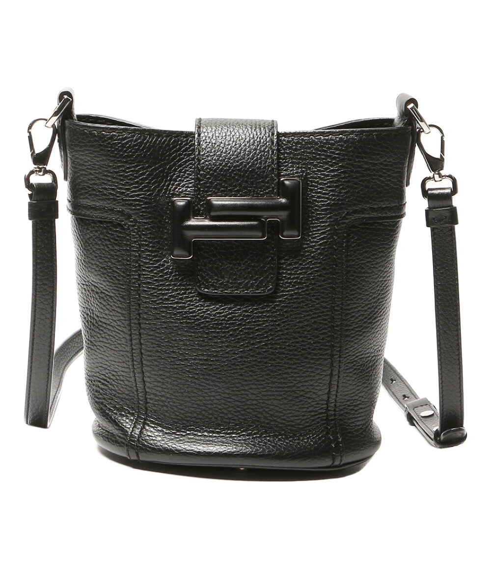 TOD'S ショルダーバッグ DOUBLE T SMALL LEATHER BUCKET BAG レディース トッズ