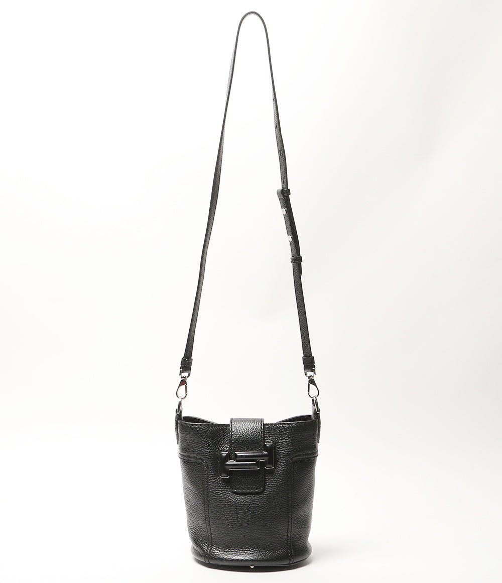TOD'S ショルダーバッグ DOUBLE T SMALL LEATHER BUCKET BAG レディース トッズ