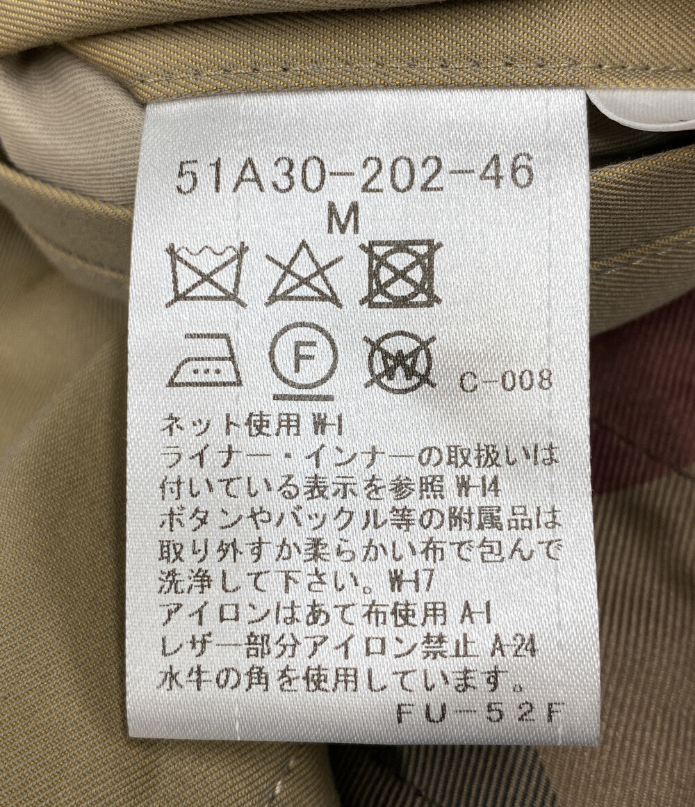 美品 BLACK LABEL CRESTBRIDGE トレンチコート 51A30-202-46 ライナー付 メンズ SIZE M ブラックレーベルクレストブリッジ