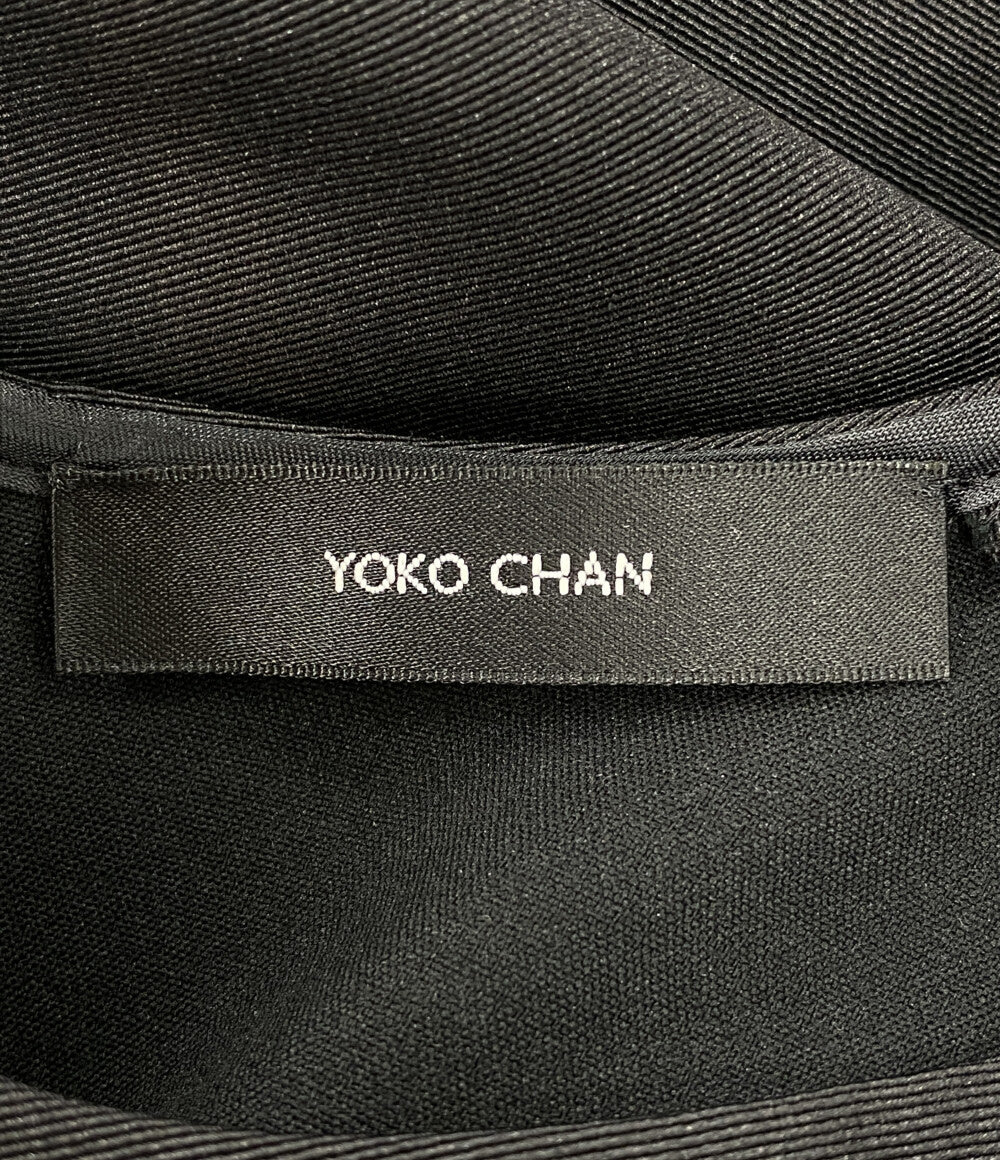 YOKO CHAN ノースリーブワンピース イレギュラータックドレス YCD-625-998 レディース SIZE 38 ヨーコチャン
