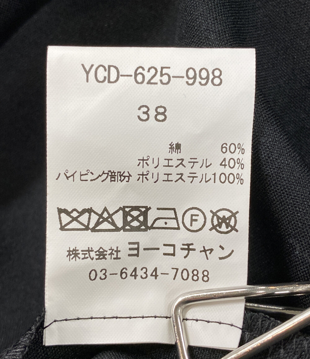 YOKO CHAN ノースリーブワンピース イレギュラータックドレス YCD-625-998 レディース SIZE 38 ヨーコチャン
