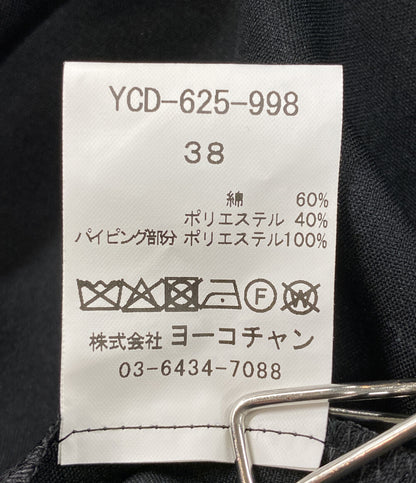 YOKO CHAN ノースリーブワンピース イレギュラータックドレス YCD-625-998 レディース SIZE 38 ヨーコチャン