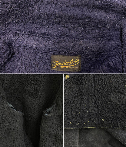 TENDERLOIN ジャケット SADDLE SUEDE JKT ネイビー メンズ SIZE S テンダーロイン
