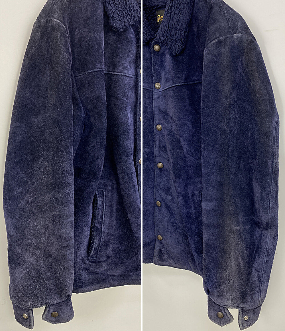 TENDERLOIN ジャケット SADDLE SUEDE JKT ネイビー メンズ SIZE S テンダーロイン