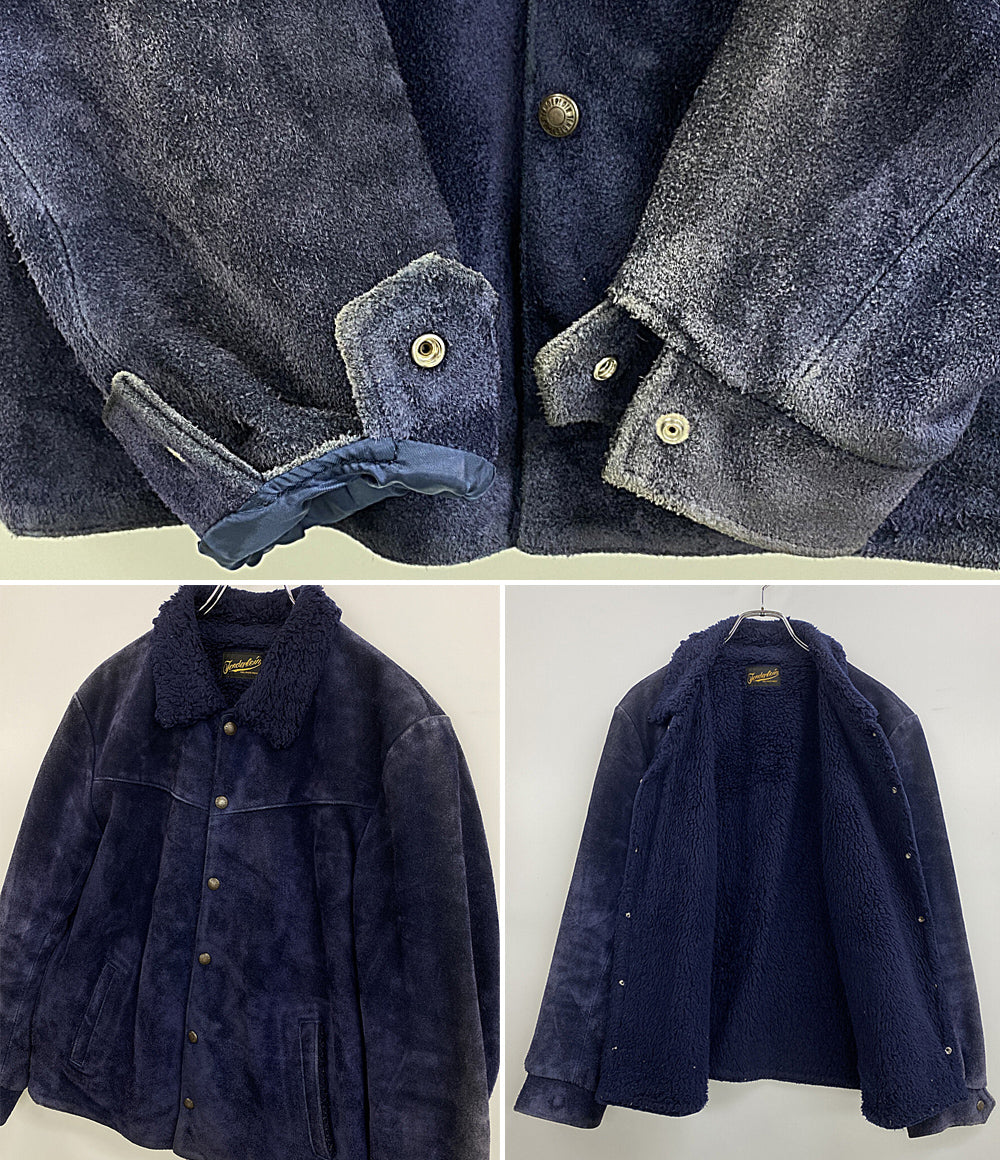 TENDERLOIN ジャケット SADDLE SUEDE JKT ネイビー メンズ SIZE S テンダーロイン