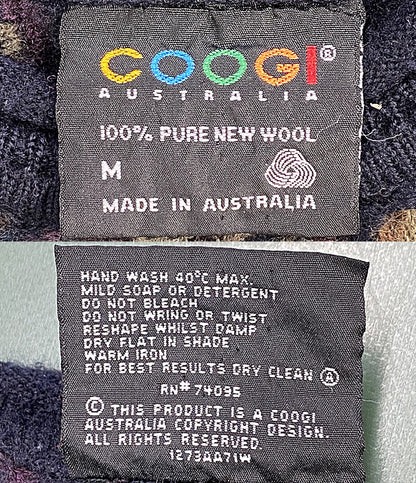 COOGI クージー ニット ウール マルチカラー 1273AA71W メンズ SIZE M