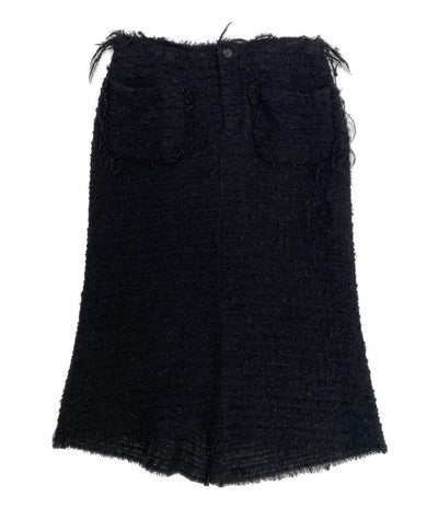 JUNYA WATANABE スカート ウールモヘヤ ブラック JKS040 レディース SIZE M ジュンヤワタナベ
